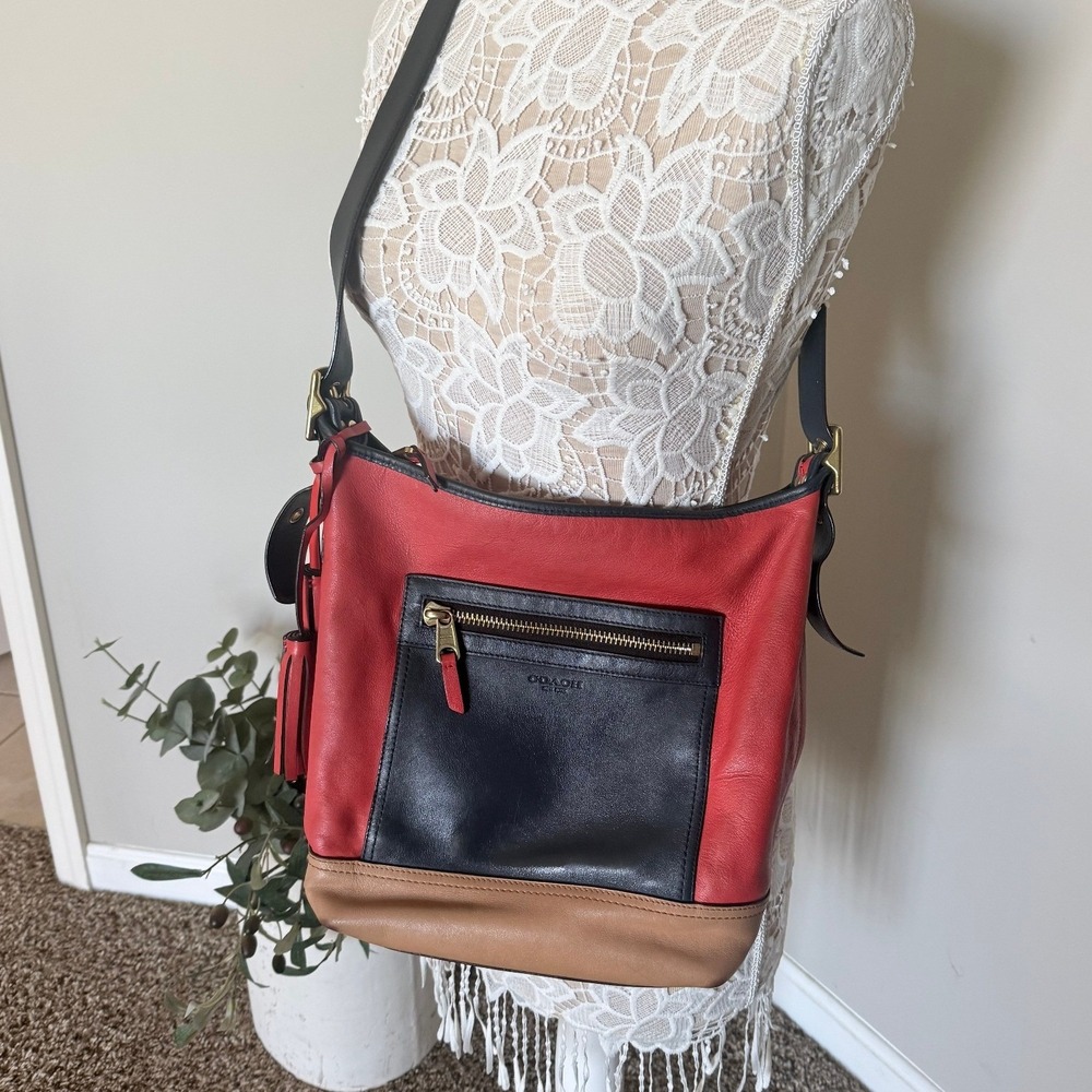 Coach Legacy Colorblock Leather Duffle